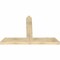 Ekena Millwork Portland Rough Sawn Timber Gable Bracket, Douglas Fir, 60"W x 40"H x 4"D x 6"F, 16/12 Pitch GBW060X40X0406POR00RDF - alternate 3